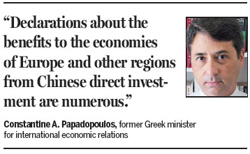 Chinese investment holds promise for all Europe