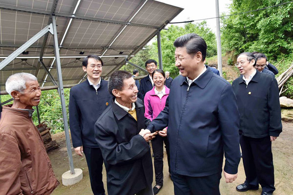 Xi highlights measures to tackle poverty during Anhui tour