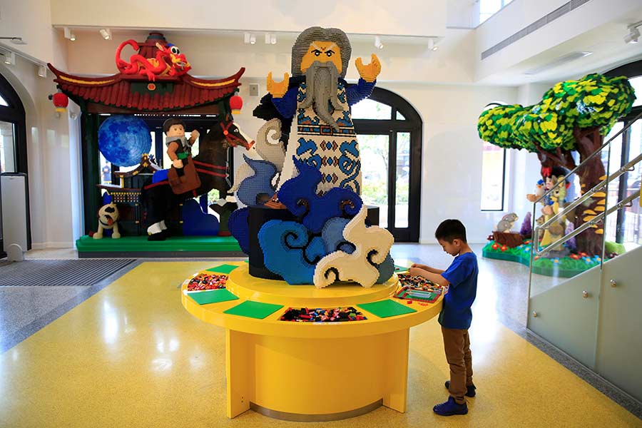 Lego opens world's largest store at Shanghai Disney