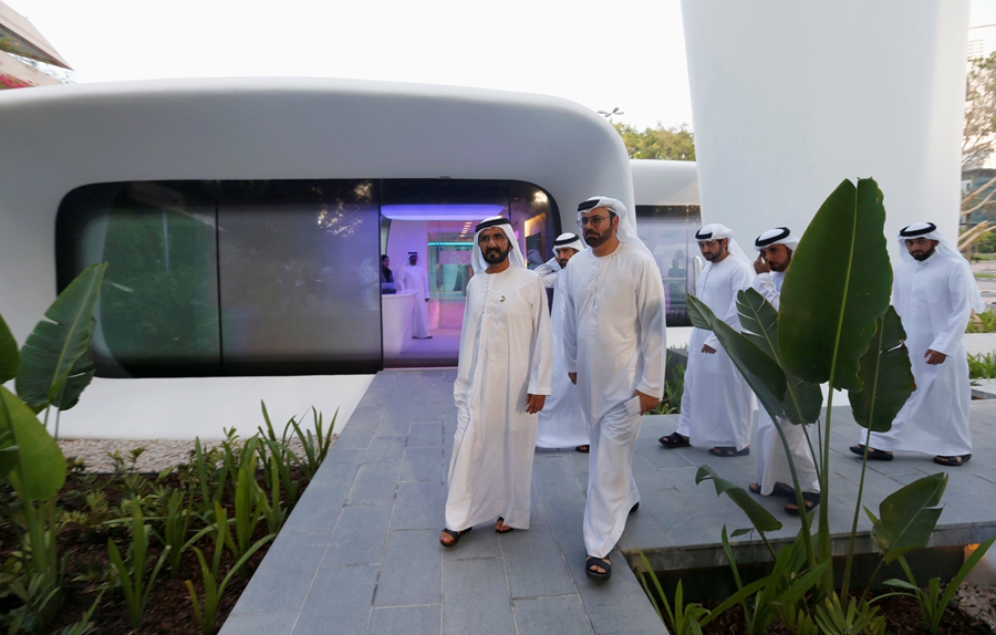 China-made world's first functional 3D printed building opens in Dubai