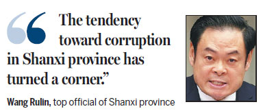 Shanxi's efforts against graft commended