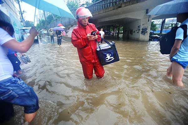 Heavy rains sidelining couriers