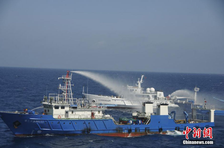 First sea-air emergency drill held near Sansha