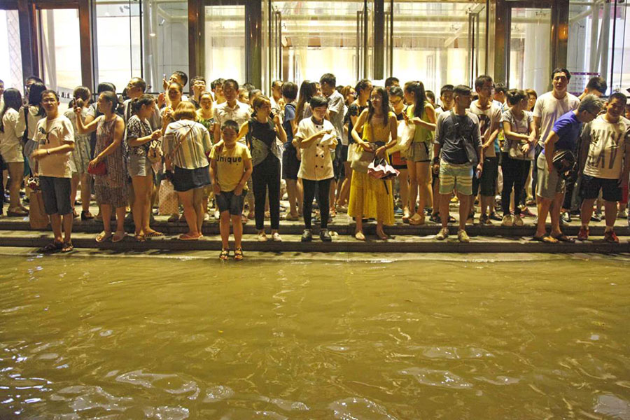 Xi'an battered by summer downpours