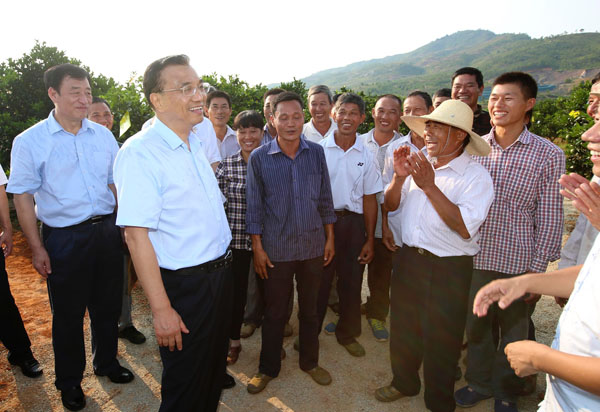 Premier Li vows to improve infrastructure for rural areas in southern Jiangxi