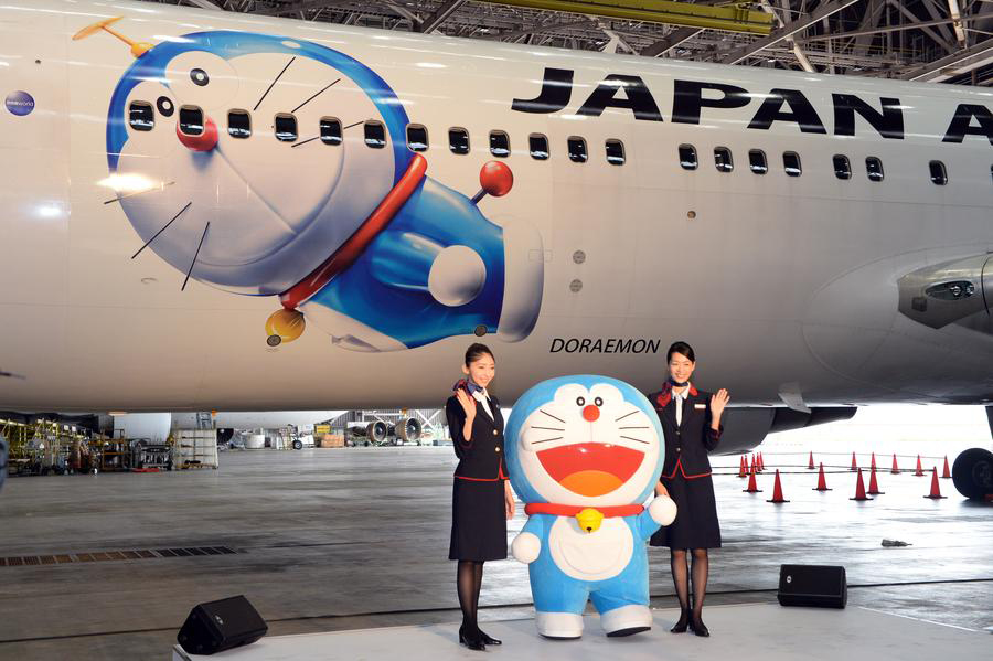 Take off with Doraemon from Tokyo to Shanghai