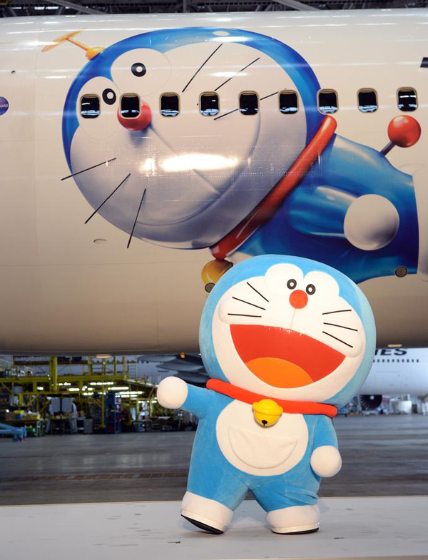 Take off with Doraemon from Tokyo to Shanghai