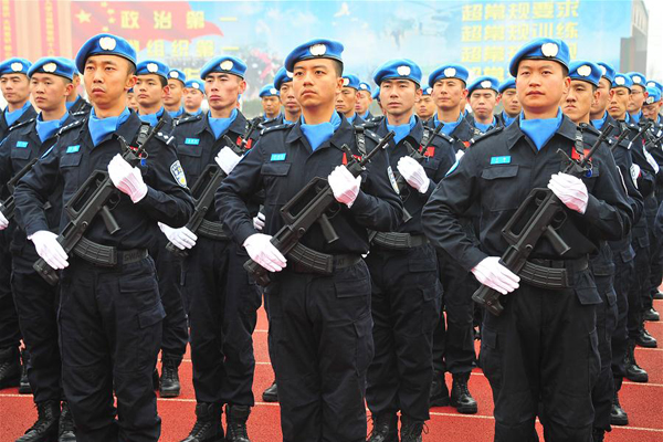 Chinese UN peacekeepers young and eager to break language barriers