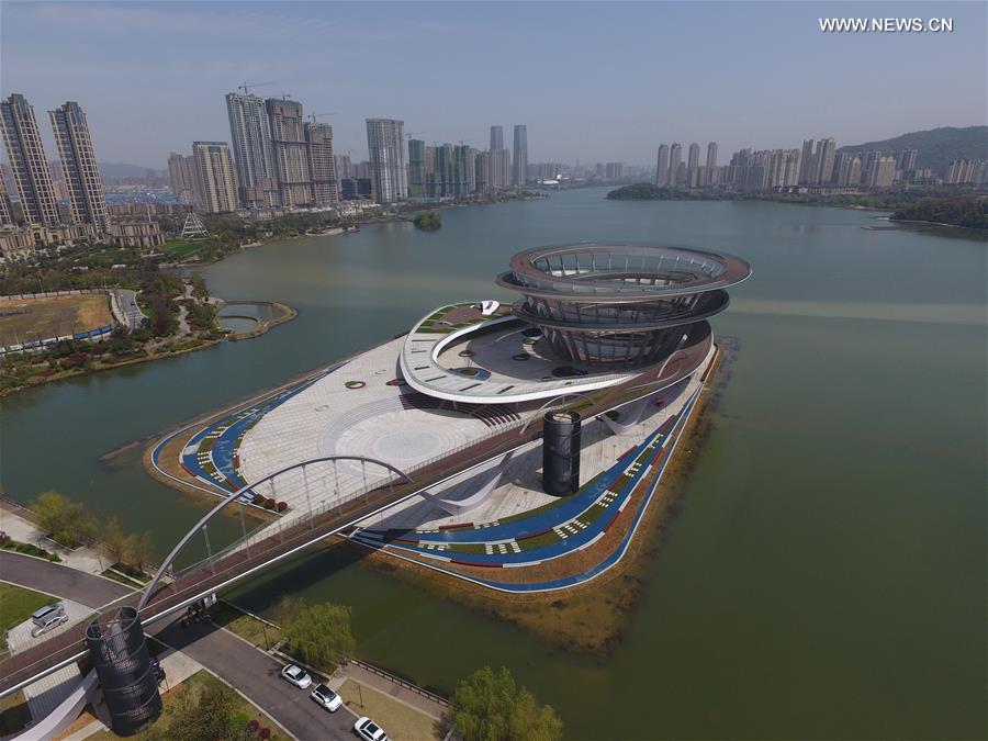 Spiral sightseeing platform a new landmark in Changsha