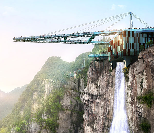 Chongqing to unveil world's longest glass skywalk