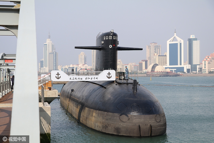 Nuclear submarine opens its doors to public in Qingdao