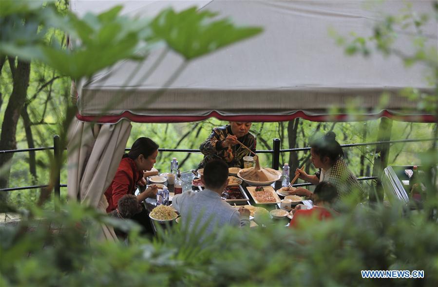 Hot pot restaurant in Chongqing jujube forest