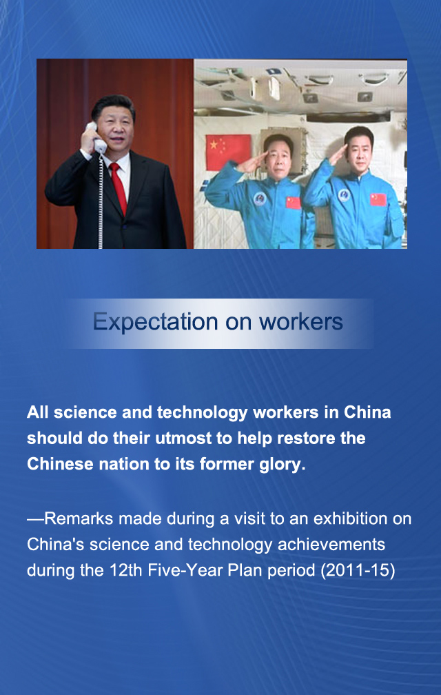 Xi's vision on sci-tech development