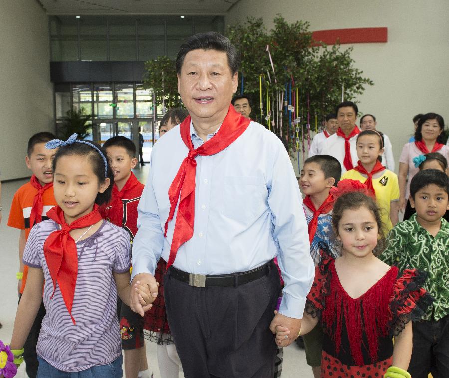 Xi's Moments With Children