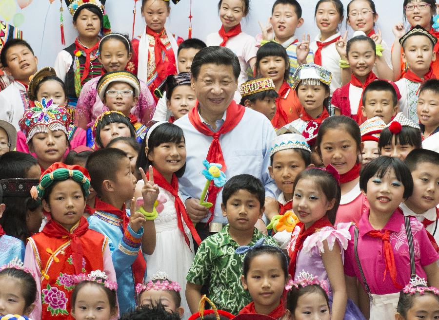 Xi's Moments With Children