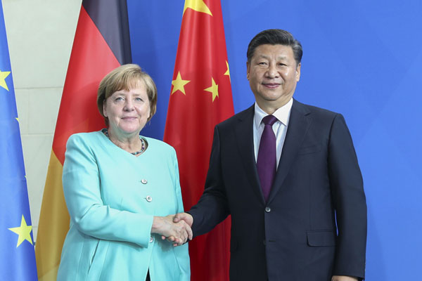 Xi, Merkel discuss Korean Peninsula