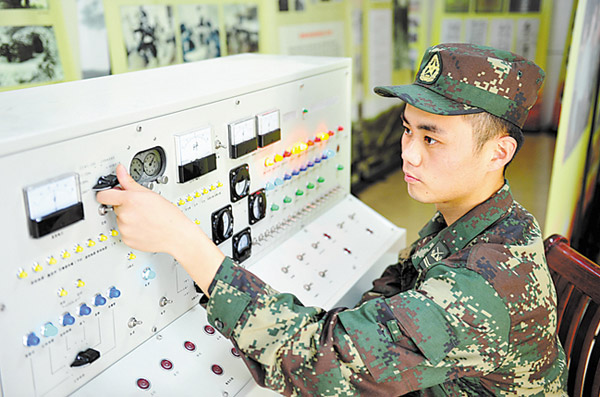 Grassroots delegate: A soldier from the PLA Rocket Force