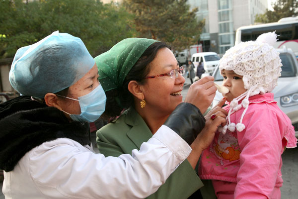 Xinjiang remains polio-free