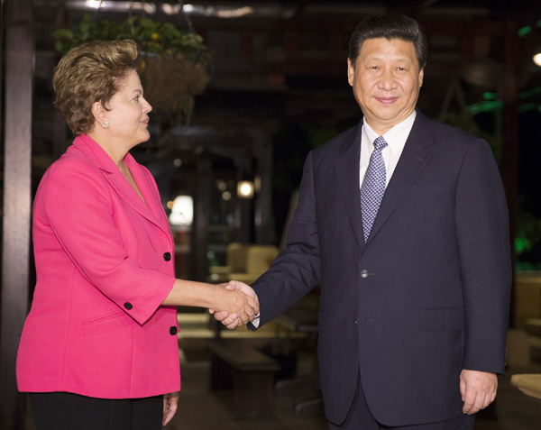 China pledges to boost ties with Brazil