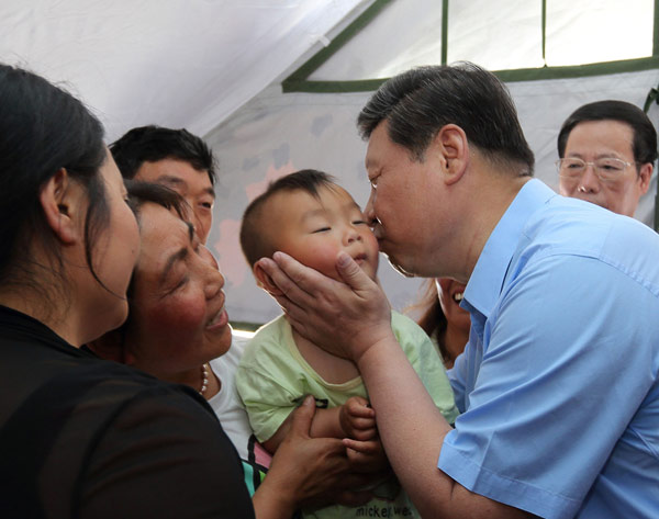 President Xi stresses rehabilitation in quake area
