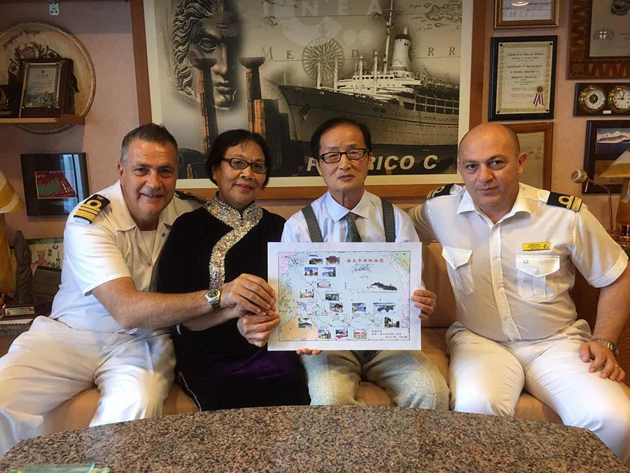 Globetrotting senior Chinese draws journey