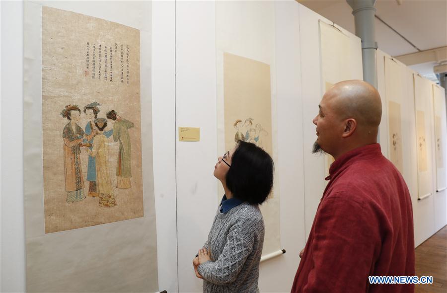 Chinese woodblock prints exhibited in London