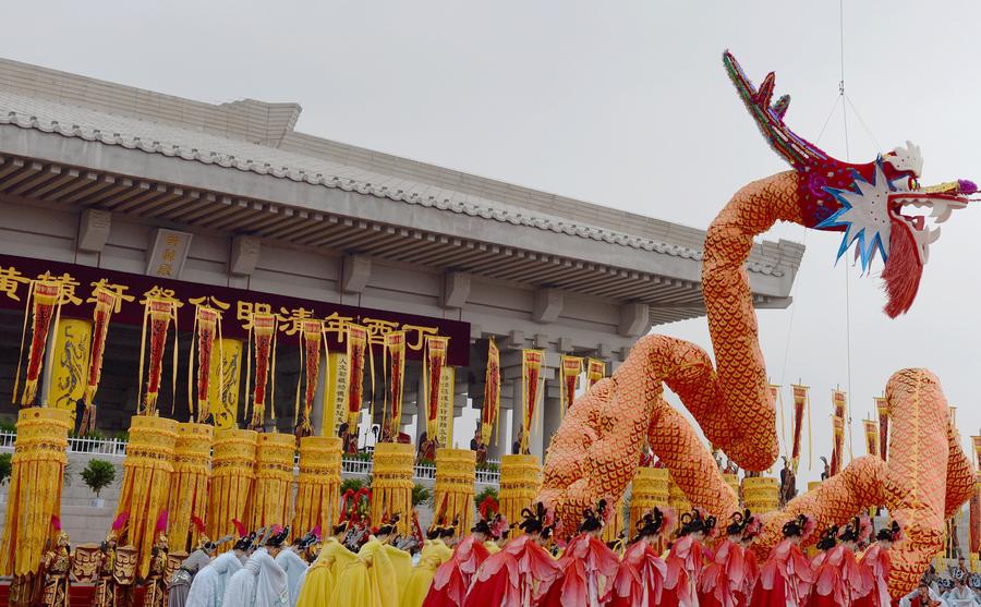 Memorial ceremony to worship 'Yellow Emperor' held in Shaanxi