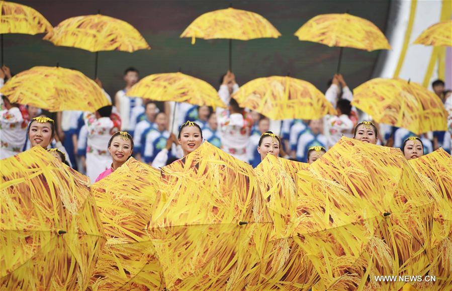 In pics: opening ceremony of cultural, artistic performance in SW China