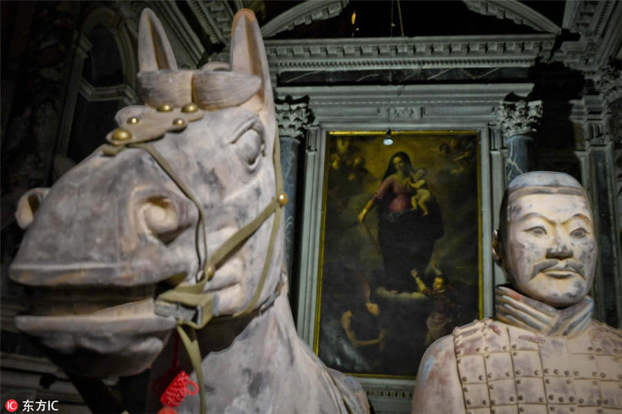 China's Terracotta Army on display in Italy