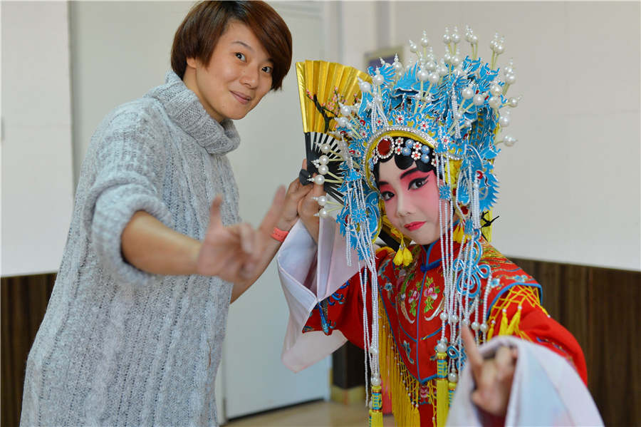 Peking Opera inherited in primary school