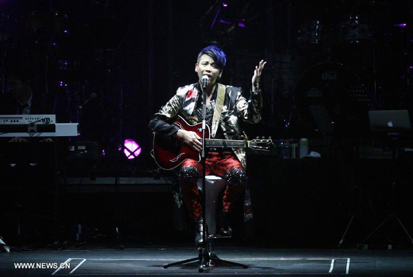 David Tao's 2013 world tour concert starts in Nanjing