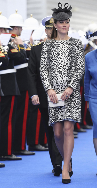 Catherine attends naming ceremony of 'Royal Princess'