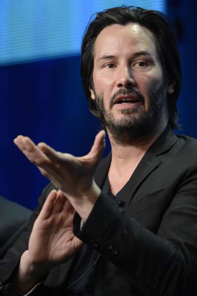Keanu Reeves parcipates in panel for 'Side by Side'