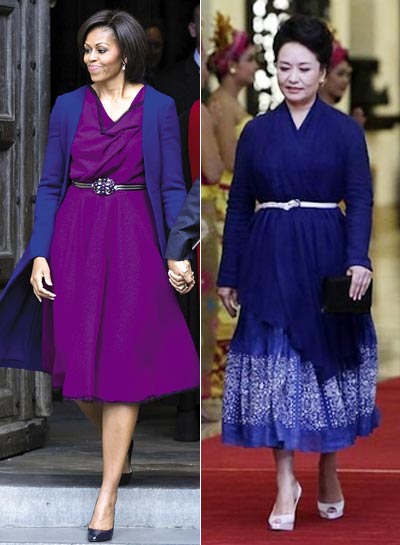 Fashionable First Ladies: Peng Liyuan vs. Michelle Obama