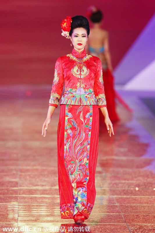 Chinese wedding dress on sale designer