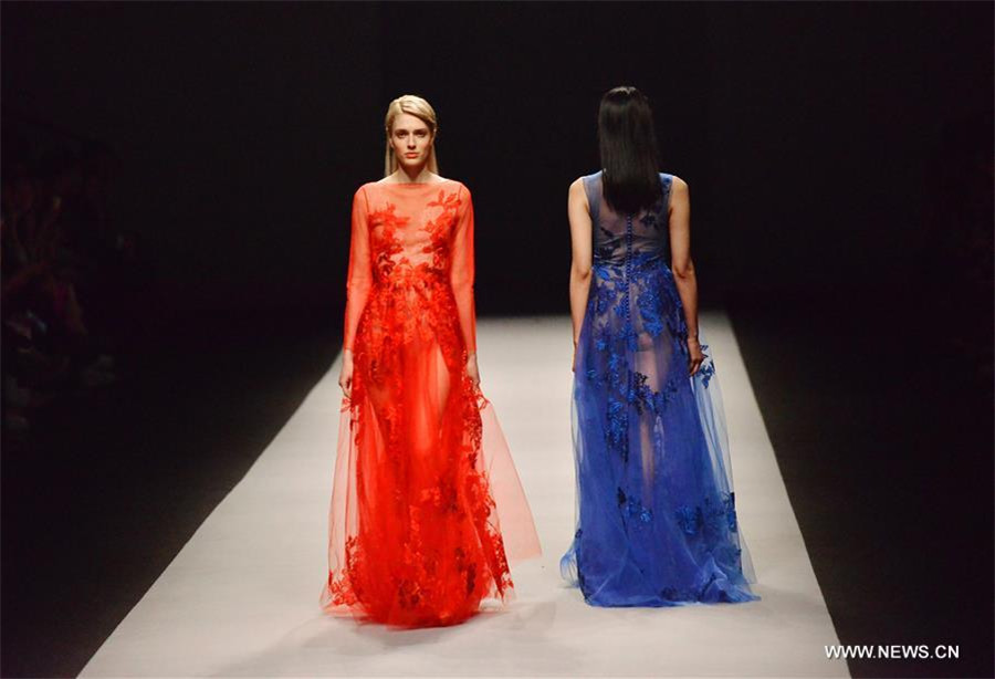 Creations staged at Shanghai Fashion Week