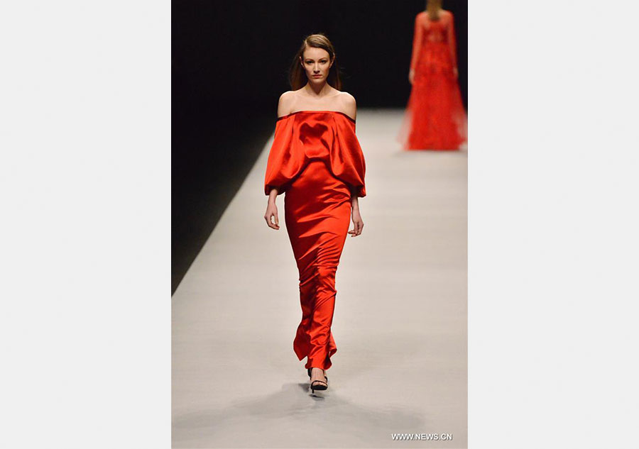 Creations staged at Shanghai Fashion Week