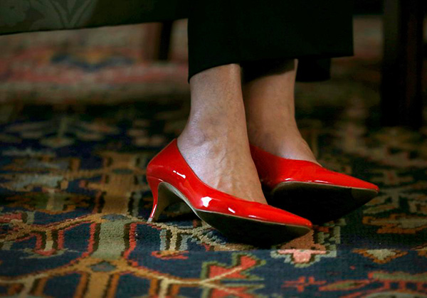 Theresa May's shoe choices: Best foot forward