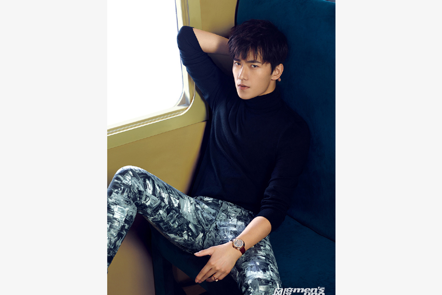 Actor Yang Yang poses for Men's Uno magazineYang Yang