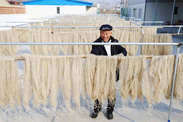 Cellophane noodles in Anhui province