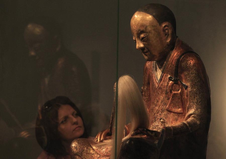 Buddha statue with mummified monk is museum draw