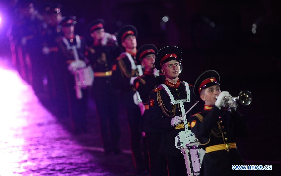 8th Int'l Military Music Festival 'Spasskaya Tower' kicks off