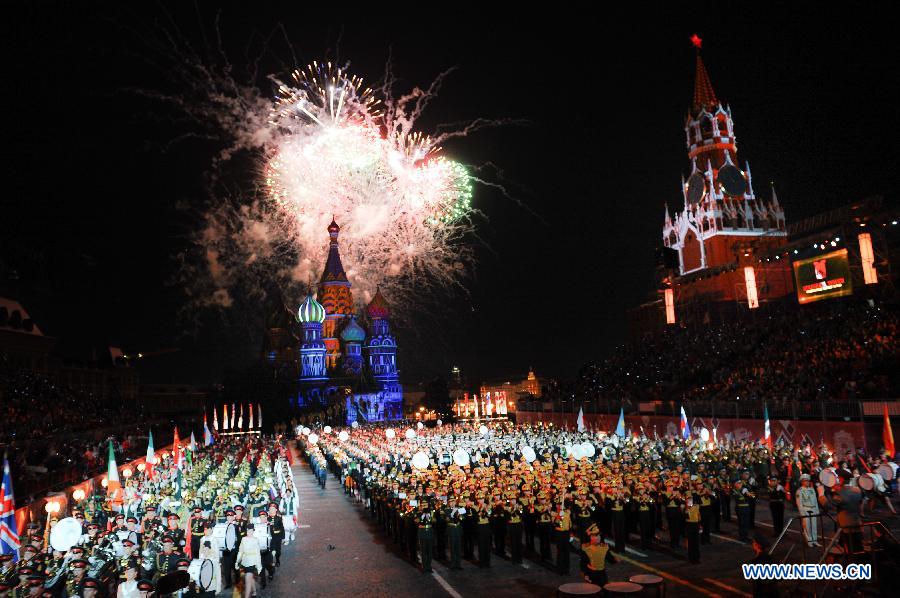 8th Int'l Military Music Festival 'Spasskaya Tower' kicks off