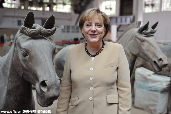 Merkel's visits to China aimed at forging 'special' ties