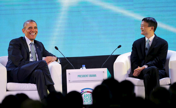 Shunning protocol, Obama interviews Alibaba billionaire Jack Ma