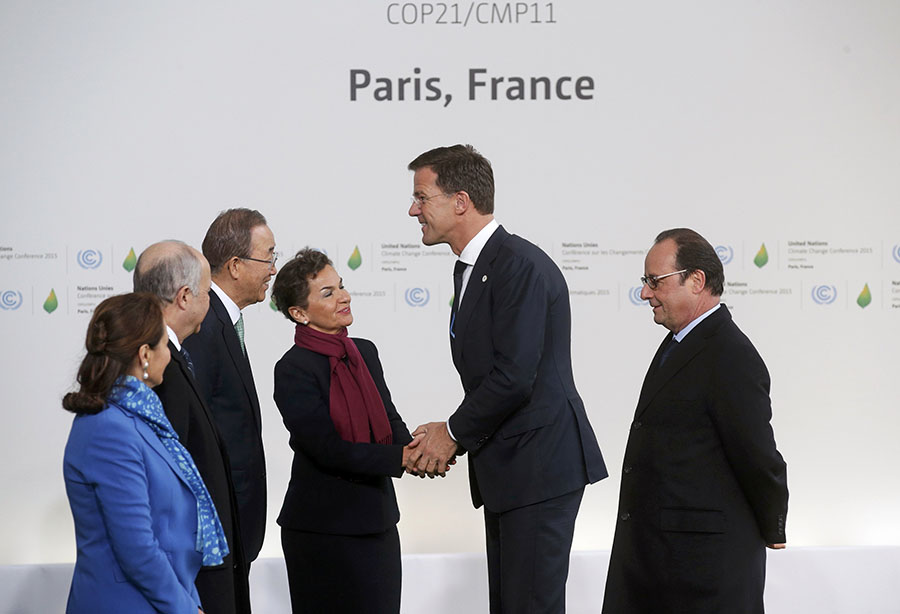 World leaders arrive at the World Climate Change Conference
