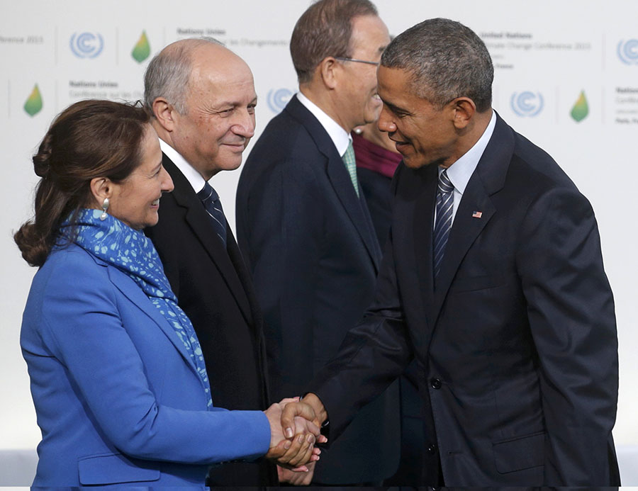 World leaders arrive at the World Climate Change Conference