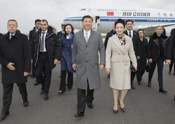 Chinese president meets French counterpart in Paris