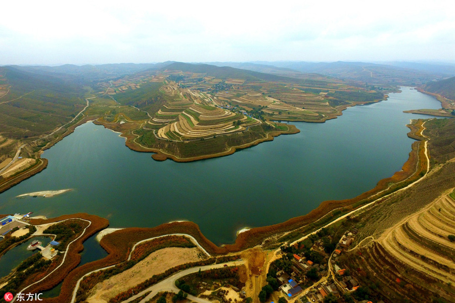 Zhenhu Lake: A serene landscape formed from a quake