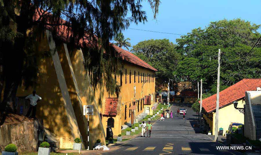 World Heritage Site: old town of Galle in Sri Lanka